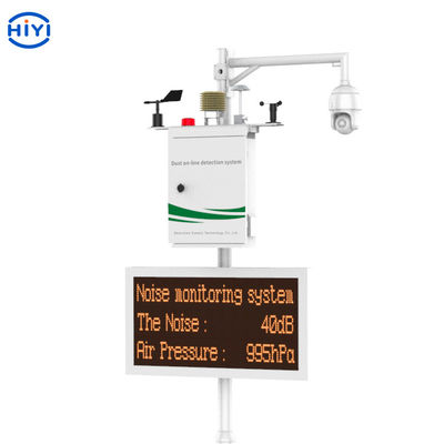 4G WIFI GPRS Monitor Polusi Udara Luar Ruangan CO NO2 O3 PM2.5 TSP