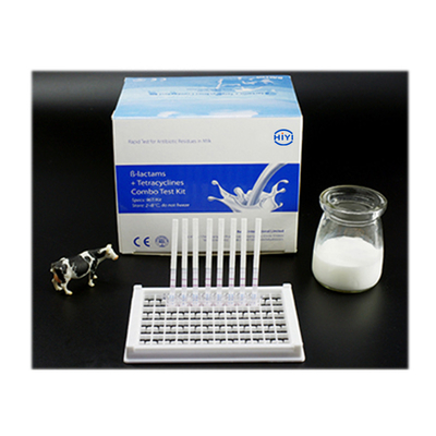 Beta-Lactam+Tetracycline Combo Test Strip 7-10 Menit Cepat Untuk Mendeteksi Dua Jenis Residu Antibiotik Dalam Susu Dan Susu